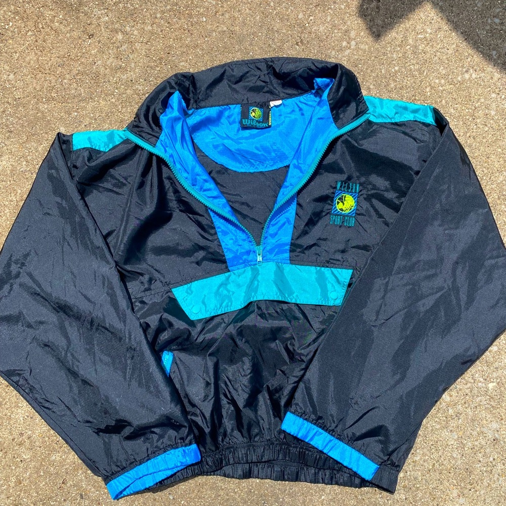 Vintage Wilson Sport Club Half Zip Size Medium